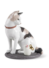 Load image into Gallery viewer, Lladro Cat and Mouse Game
