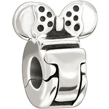 Load image into Gallery viewer, Chamilia Disney Charm Silver Minnie Mouse Lock Stopper
