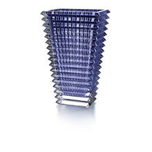 Load image into Gallery viewer, Baccarat Eye Vase Large Rectangular Blue