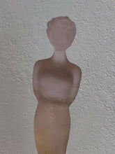 Load image into Gallery viewer, DAUM France Pate De Verre Art Glass Figurine Eugenie Limited Edition
