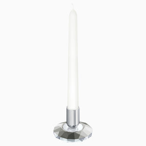 ALLURE CANDLEHOLDER, SILVER TONE