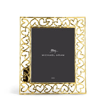 Load image into Gallery viewer, Michael Aram Heart Gold Picture Frame 8 x 10 Photo 132349