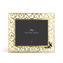 Load image into Gallery viewer, Michael Aram Heart Gold Picture Frame 8 x 10 Photo 132349