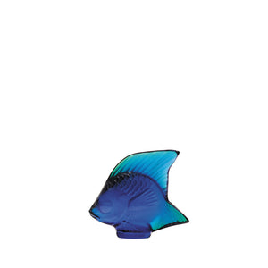 Lalique Crystal Fish Sculpture Assorted Colors