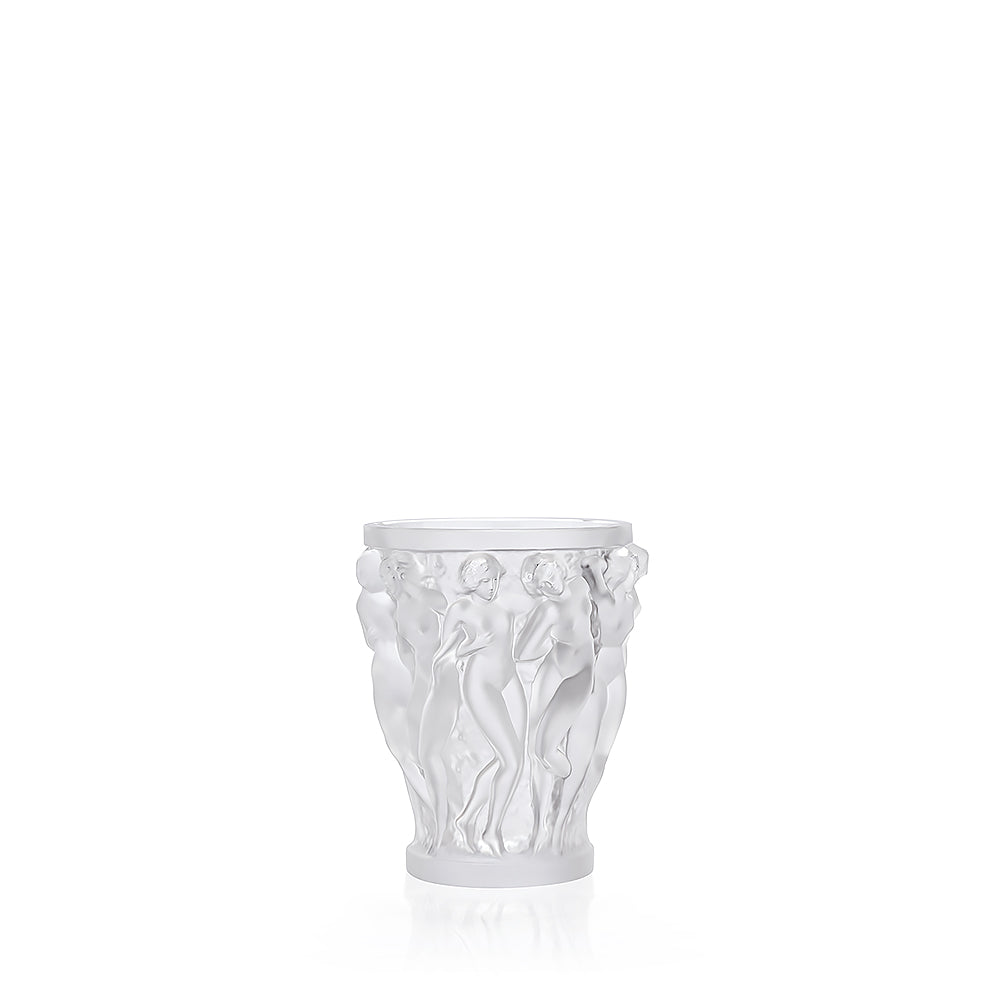 Lalique Crystal Bacchantes Vase Small Size Clear 10547500