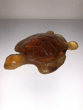 Load image into Gallery viewer, DAUM France Pate De Verre Art Glass Carps Turtle Amber

