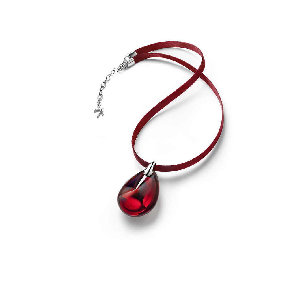 Baccarat Jewelry Psydelic Pendant Red Medium