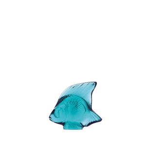 Lalique Crystal Fish Sculpture Assorted Colors
