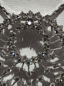 Unique One-of-a-kind 14k White Gold Diamond Pendant Necklace