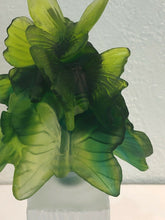 Load image into Gallery viewer, DAUM Pate De Verre Art Glass Crystal Perfume Bottle Flight Of Butterflies
