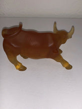 Load image into Gallery viewer, DAUM France Pate De Verre Art Glass Buffalo Amber
