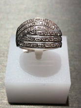 Load image into Gallery viewer, Unique 14k White Gold Diamond Ring

