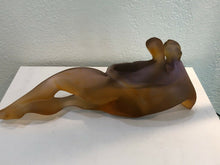 Load image into Gallery viewer, DAUM France Pate De Verre Art Glass Figurine Intimite Intimate Limited Edition
