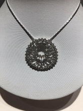 Load image into Gallery viewer, Unique One-of-a-kind 14k White Gold Diamond Pendant Necklace
