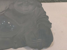 Load image into Gallery viewer, DAUM France Pate De Verre Happy Buddha Art Glass Frosted Rare
