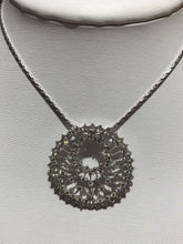Load image into Gallery viewer, Unique One-of-a-kind 14k White Gold Diamond Pendant Necklace
