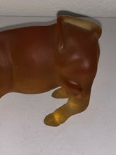 Load image into Gallery viewer, DAUM France Pate De Verre Art Glass Buffalo Amber
