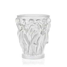 Load image into Gallery viewer, Lalique Crystal Bacchantes Vase Frosted Clear BNIB 1220000
