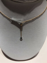 Load image into Gallery viewer, Unique One-of-a-kind 14k Yellow White Gold Diamond Pendant Necklace
