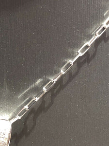 Unique One-of-a-kind 10k White Gold Diamond Pendant Necklace Cross