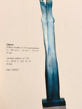 Load image into Gallery viewer, DAUM France Pate De Verre Art Glass Figurine  Depart Wedding Anniversary Limited
