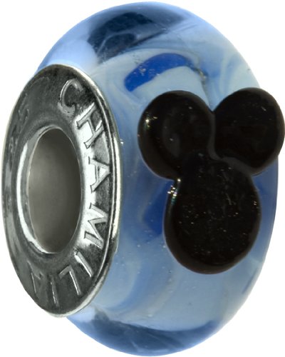 Chamilia Disney Charm Silver Glass Mickey Mouse