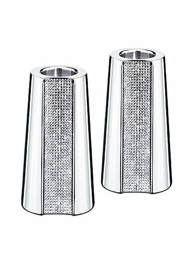 Swarovski Crystal Ambiray Candleholder Small Set of 2 BNIB 5021576