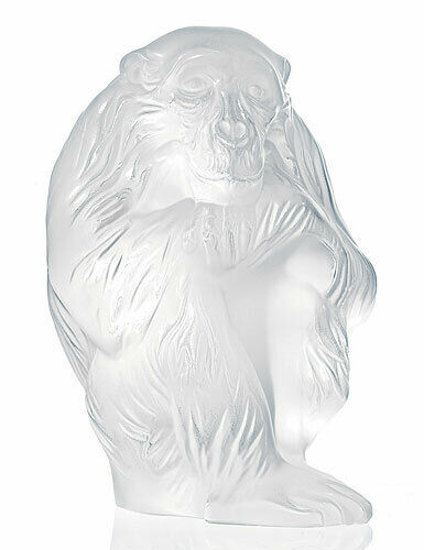 Lalique Crystal Chimpanzee Monkey Chita BNIB 1400200