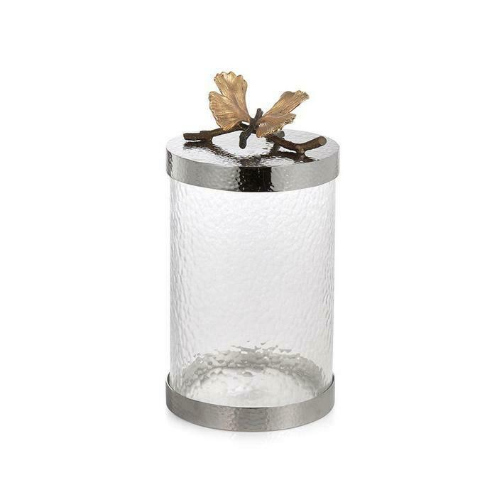 Michael Aram Butterfly Ginkgo Canister Cookie Coffee Jar Large 175772