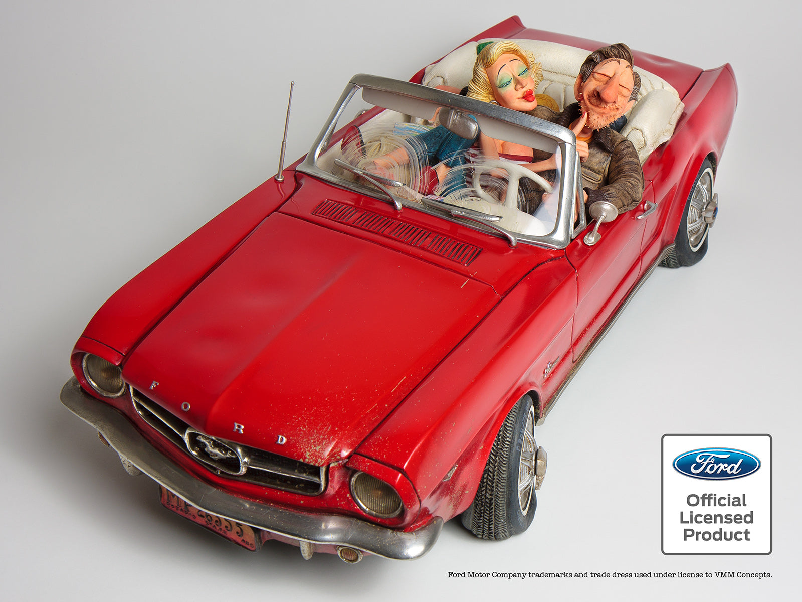 The Comic Art Of Guillermo Forchino, Funny Car 1965 Ford Mustang