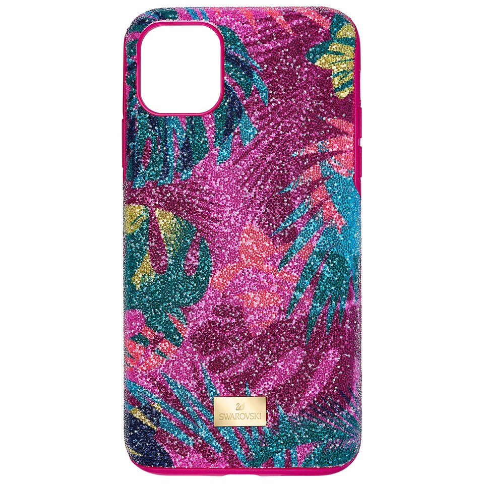 Swarovski Crystal Tropical Smartphone Case w/ Bumper, iPhone 11 Pro Max 5533963