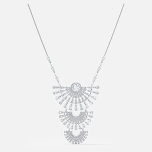 SPARKLING DC:NECKLACE LRG DIAL UP CZWH