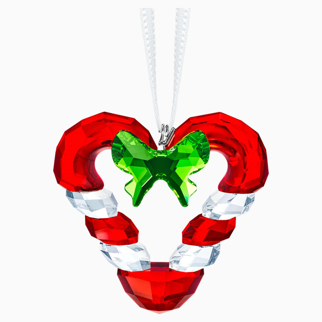 CANDY CANE HEART ORNAMENT