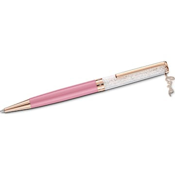 Crystal Shimmer Ballpoint Pen, Love, Pink, Rose-gold tone plated