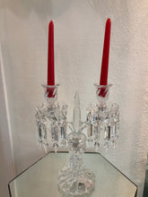 Load image into Gallery viewer, BACCARAT CRYSTAL BAMBOUS 2 LIGHT CANDELABRA
