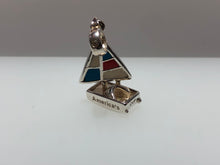 Load image into Gallery viewer, Local Beads America’s Cup Limited Edition Sailboat Dangle For Charm Bracelet
