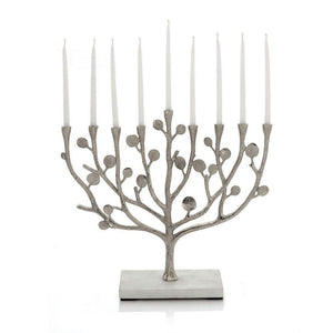 Michael Aram Botanical Leaf Menorah Unique Jewish Hannukah Candles