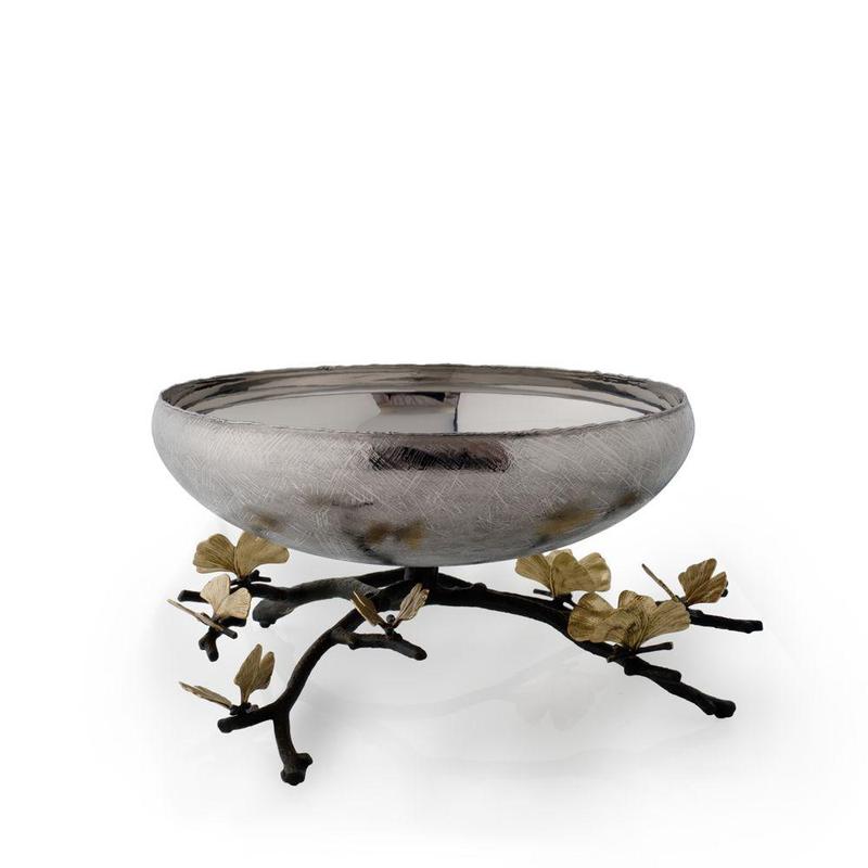 Michael Aram Butterfly Gingko Footed Centerpiece Bowl