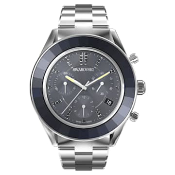 Octea Lux Sport Watch, Metal Bracelet, Blue, Stainless Steel