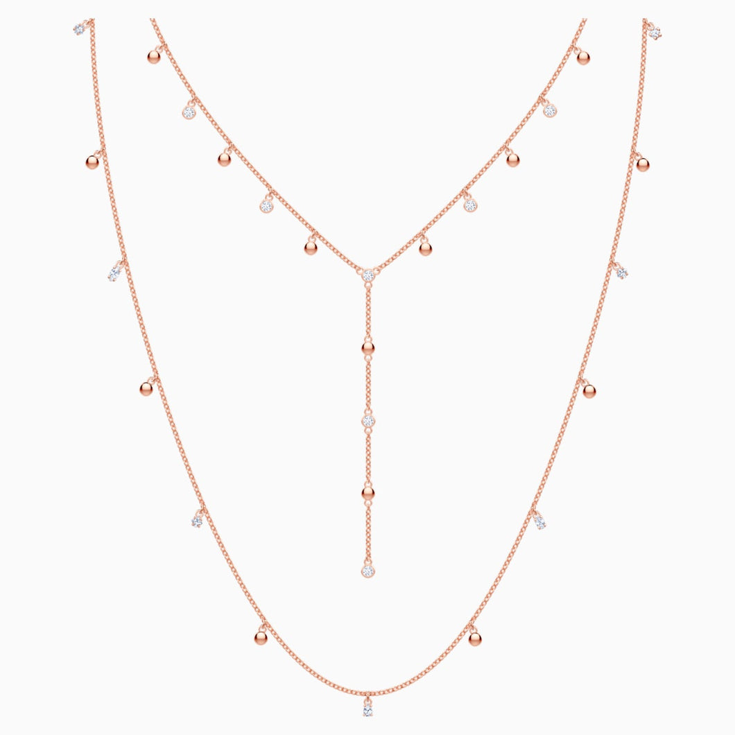 MOONSUN:NECKLACE LAYER CZWH/ROS
