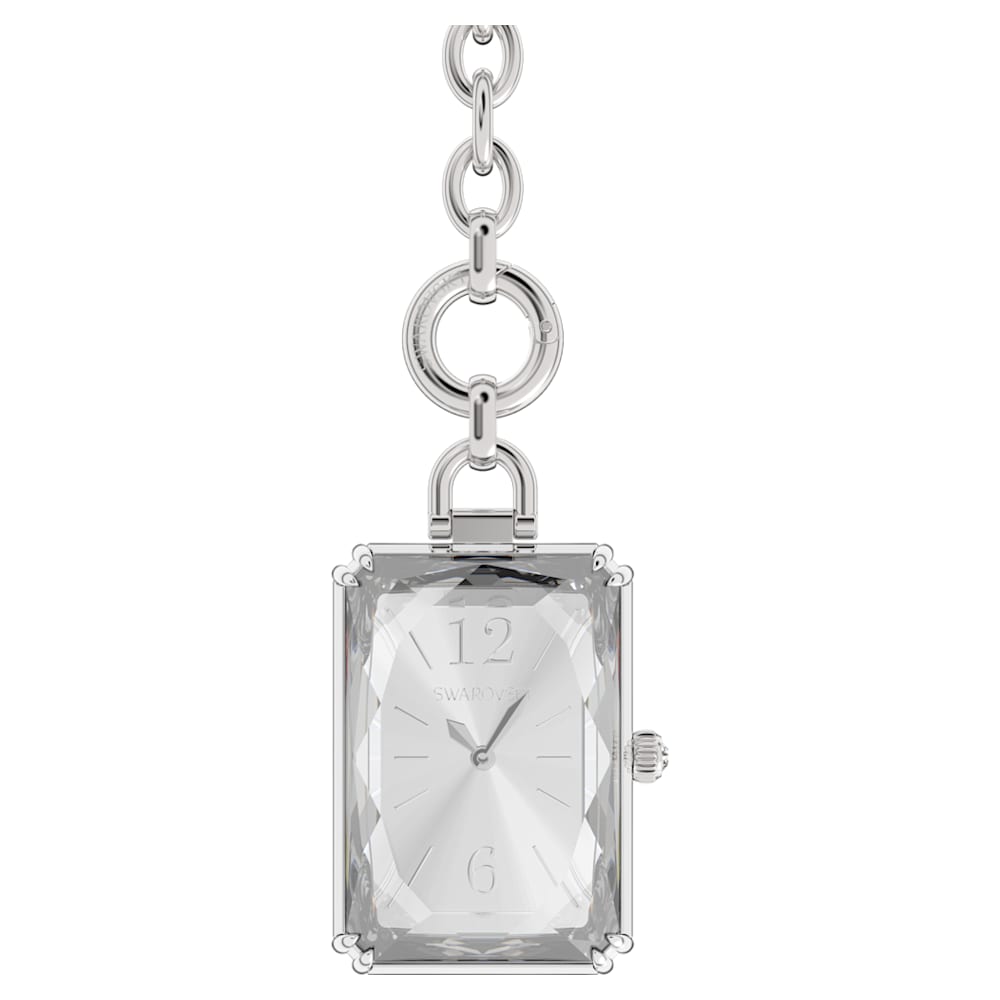 Pocket Watch, Silver-tone, Stainless Steel